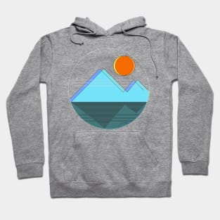 Minimalist style landscape Hoodie